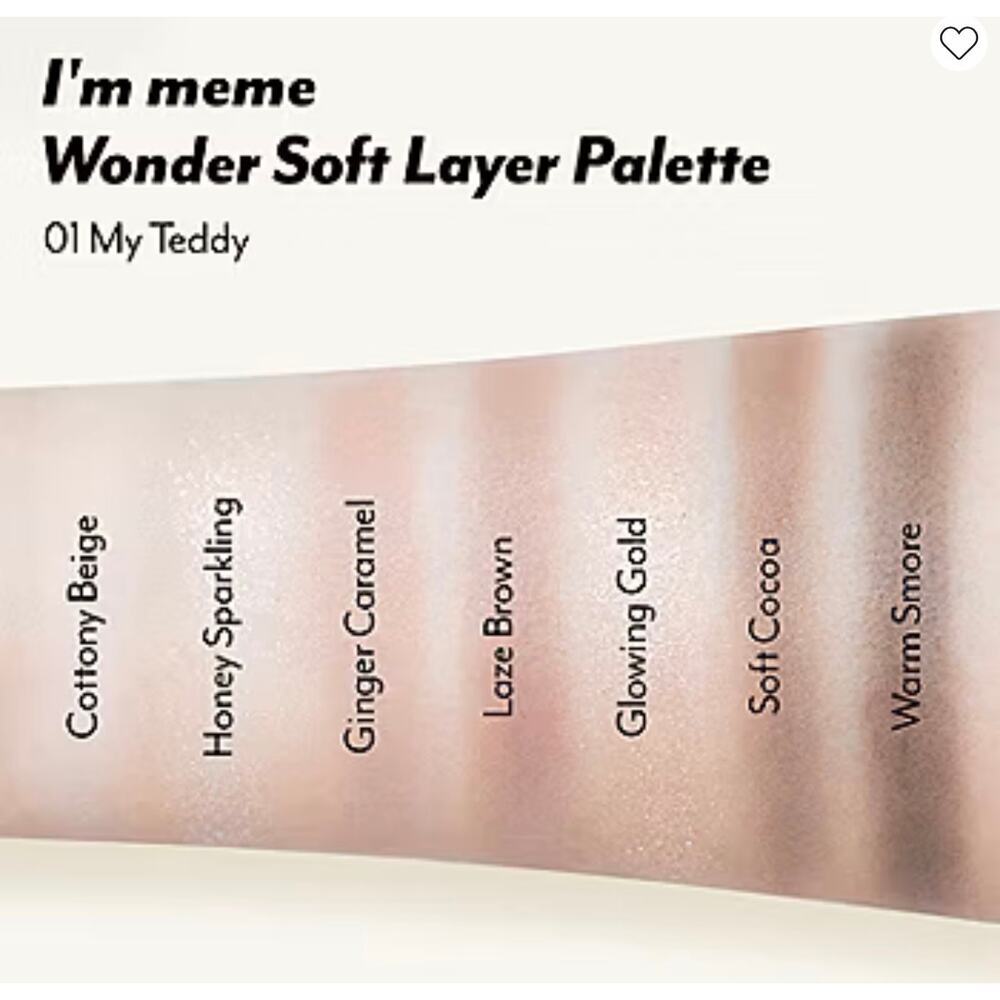 I'm meme Wonder Soft Layer Palette - My Teddy - Picture 2 of 6